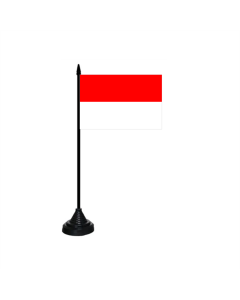 Indonesien Tischfahne/Tischflagge 10 x 15cm