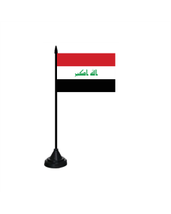 Irak neu Tischfahne/Tischflagge 10 x 15cm