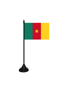 Kamerun Tischfahne/Tischflagge 10 x 15cm