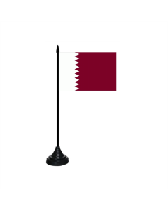 Katar Tischfahne/Tischflagge 10 x 15cm