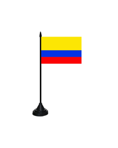 Kolumbien Tischfahne/Tischflagge 10 x 15cm