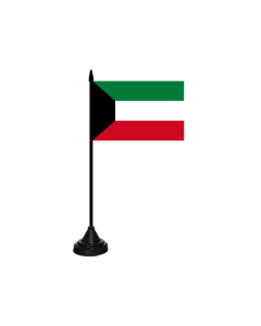 Kuwait Tischfahne/Tischflagge 10 x 15cm