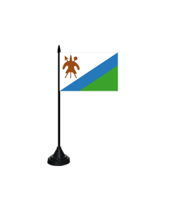 Lesotho alt Tischfahne/Tischflagge 10 x 15cm
