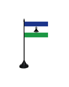 Lesotho neu Tischfahne/Tischflagge 10 x 15cm