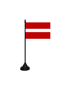 Lettland Tischfahne/Tischflagge 10 x 15cm