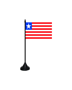 Liberia (Republik Liberien) Tischfahne/Tischflagge 10 x 15cm