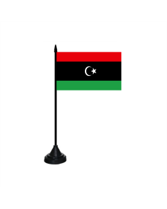 Libyen Tischfahne/Tischflagge 10 x 15cm