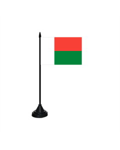 Madagaskar Tischfahne/Tischflagge 10 x 15cm