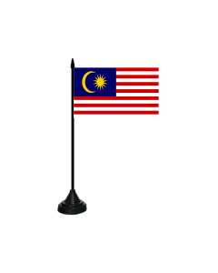 Malaysia Tischfahne/Tischflagge 10 x 15cm