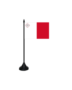 Malta Tischfahne/Tischflagge 10 x 15cm