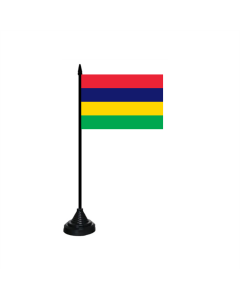 Mauritius Tischfahne/Tischflagge 10 x 15cm