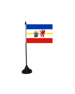 Mecklenburg-Vorpommern Tischfahne/Tischflagge 10 x 15cm
