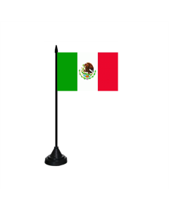 Mexiko Tischfahne/Tischflagge 10 x 15cm