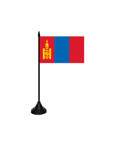 Mongolei Tischfahne/Tischflagge 10 x 15cm