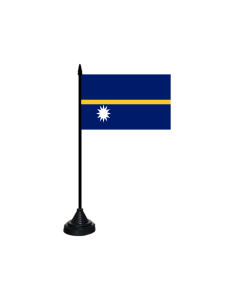 Nauru Tischfahne/Tischflagge 10 x 15cm