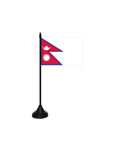 Nepal Tischfahne/Tischflagge 10 x 15cm
