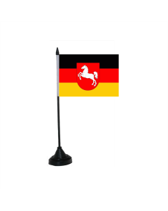 Niedersachsen Tischfahne/Tischflagge 10 x 15cm