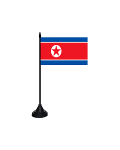 Nordkorea Tischfahne/Tischflagge 10 x 15cm