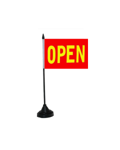 Open Tischfahne/Tischflagge 10 x 15cm
