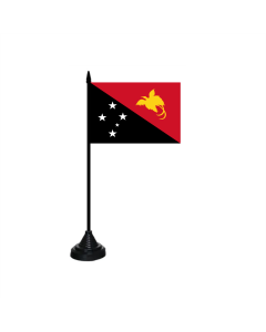 Papua-Neuguinea Tischfahne/Tischflagge 10 x 15cm