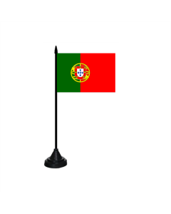 Portugal Tischfahne/Tischflagge 10 x 15cm