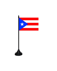 Puerto Rico Tischfahne/Tischflagge 10 x 15cm