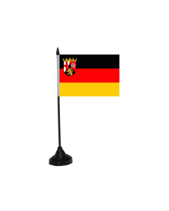 Rheinland-Pfalz Tischfahne/Tischflagge 10 x 15cm