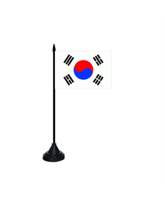 Südkorea Tischfahne/Tischflagge 10 x 15cm