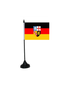 Saarland Tischfahne/Tischflagge 10 x 15cm
