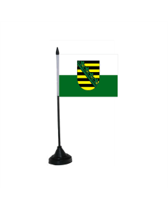 Sachsen Tischfahne/Tischflagge 10 x 15cm