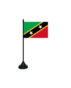St. Kitts & Nevis Tischfahne/Tischflagge 10 x 15cm