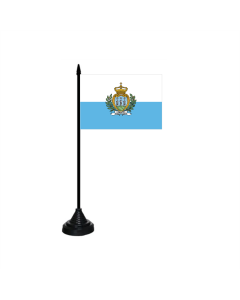 San Marino Tischfahne/Tischflagge 10 x 15cm
