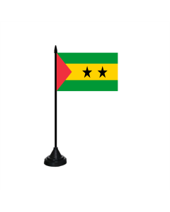 São Tomé und Príncipe Tischfahne/Tischflagge 10 x 15cm