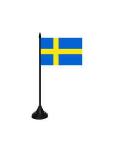 Schweden Tischfahne/Tischflagge 10 x 15cm