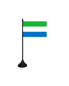 Sierra Leone Tischfahne/Tischflagge 10 x 15cm