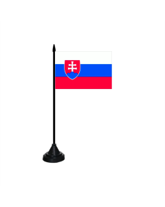 Slowakei Tischfahne/Tischflagge 10 x 15cm