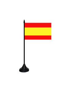 Spanien ohne Wappen Tischfahne/Tischflagge 10 x 15cm