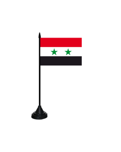 Syrien Tischfahne/Tischflagge 10 x 15cm