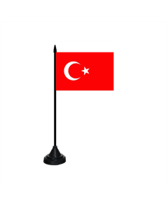 Türkei Tischfahne/Tischflagge 10 x 15cm