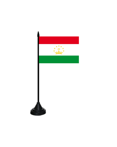 Tadschikistan Tischfahne/Tischflagge 10 x 15cm