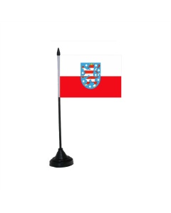Thüringen Tischfahne/Tischflagge 10 x 15cm
