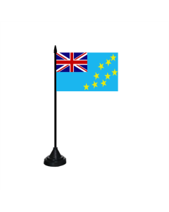 Tuvalu Tischfahne/Tischflagge 10 x 15cm