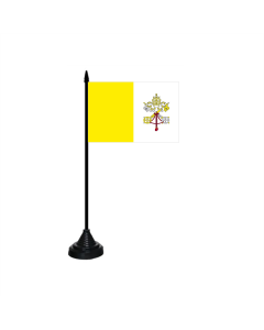 Vatikan Tischfahne/Tischflagge 10 x 15cm