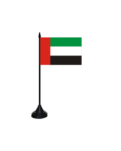 Vereinigte Arabische Emirate Tischfahne/Tischflagge 10 x 15cm
