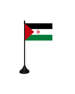 Westsahara Tischfahne/Tischflagge 10 x 15cm