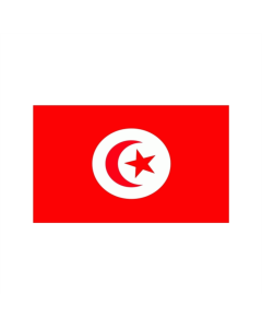 Tunesien Bootsfahne/Motorradflagge 30 x 40cm