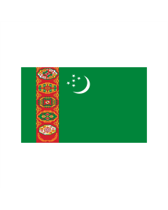 Turkmenistan Fahne/Flagge 60 x 90cm