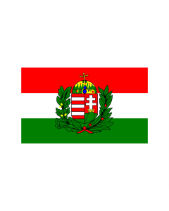 Ungarn mit Wappen Fahne/Flagge 60 x 90cm