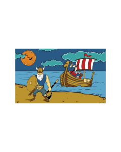 Wikinger Fahne/Flagge 90 x 150cm