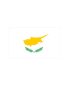 Zypern Bootsfahne/Motorradflagge 30 x 40cm